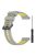 For Garmin Forerunner 965 / 955 / 945 / 935 / 745 Silicone Watch Band Twill Texture Dual Color Wrist Strap - Grey+Yellow