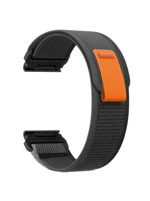 For Garmin Forerunner 965 / 955 / 945 / 935 22mm Watch Band Trail Loop Adjustable Nylon Wrist Strap - Grey