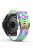 For Garmin Forerunner 965 / 955 / 945 / 935 Quick Release Watch Band Silicone Printed Pattern Replacement Strap - Style A