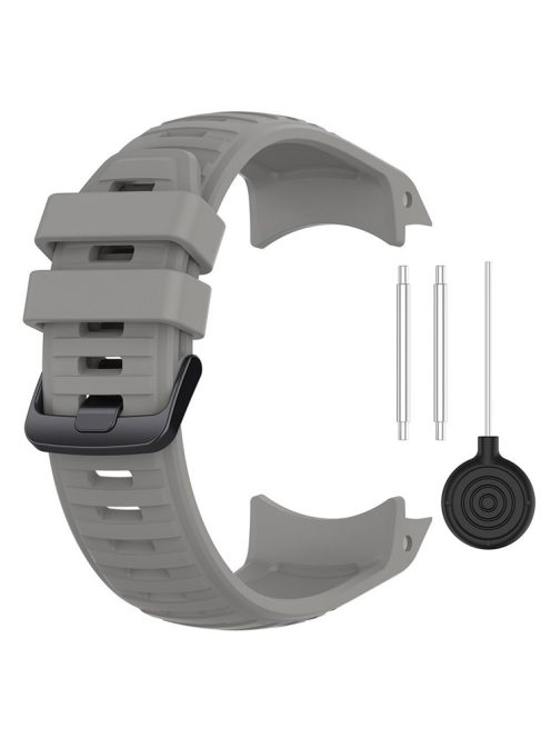 For Garmin Instinct 2X Adjustable Silicone Watch Band Replacement Wrist Strap - Grey