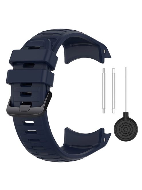 For Garmin Instinct 2X Adjustable Silicone Watch Band Replacement Wrist Strap - Midnight Blue