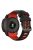 For Garmin Instinct 2X Silicone Watch Strap Replacement Wrist Band - Black+Red