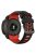 For Garmin Instinct 2X Silicone Watch Straps Dual Color Wrist Band - Black+Red