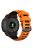 For Garmin Instinct 2X Silicone Watch Straps Dual Color Wrist Band - Orange+Black