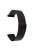 For Garmin Lily 2 Magnetic Watch Strap 14mm Milanese Mesh Wrist Band - Black