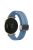 For Garmin Lily 2 Silicone Band Watch Strap with Magnetic Folding Buckle - Blue with Black Buckle