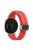 For Garmin Lily 2 Silicone Band Watch Strap with Magnetic Folding Buckle - Red with Black Buckle