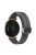 For Garmin Lily 2 Silicone Band Watch Strap with Magnetic Folding Buckle - Space Grey with Black Buckle