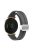 For Garmin Lily 2 Silicone Band Watch Strap with Magnetic Folding Buckle - Space Grey with Silver Buckle