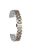 For Garmin Lily 2 Watch Band 7-Beads 14mm Stainless Steel Replacement Strap - Silver+Rose Gold