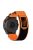 For Garmin Quickfit 20mm  /  Fenix 7S  /  7S Pro Nylon Wrist Band Magic Tape Watch Strap - Orange