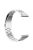 For Garmin QuickFit 26mm / Garmin Fenix 7X / 7X Pro / 6X Stainless Steel Strap 3 Beads Watch Band - Silver