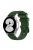 For Garmin Samsung Polar Huami Huawei 20mm Carbon Fiber Silicone Watch Band Replacement Wrist Strap - Army Green