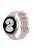 For Garmin Samsung Polar Huami Huawei 20mm Carbon Fiber Silicone Watch Band Replacement Wrist Strap - Rose Pink