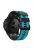 For Garmin Tactix 7 Pro / Fenix 7X / Fenix 6X Pro Silicone Wrist Strap Replacement Dual Color Smart Watch Band 26mm - Sky Blue / Black