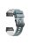 For Garmin Tactix 7 Pro / Tactix Delta Replacement Wristband Quick Release Dual-color Soft Silicone Sport Watch Band  - Blue  /  Grayish-white