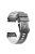 For Garmin Tactix 7 Pro / Tactix Delta Replacement Wristband Quick Release Dual-color Soft Silicone Sport Watch Band  - Grey  /  White