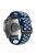 For Garmin Tactix Delta / Enduro / Fenix 7X Silicone Watch Band Dual Color Quick Release Wrist Strap - Black / Blue