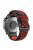 For Garmin Tactix Delta / Enduro / Fenix 7X Silicone Watch Band Dual Color Quick Release Wrist Strap - Black / Red