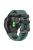 For Garmin Tactix Delta / Enduro / Fenix 7X Silicone Watch Strap Dual Color Quick Release Watchband - Army Green / Black