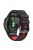 For Garmin Tactix Delta / Enduro / Fenix 7X Silicone Watch Strap Dual Color Quick Release Watchband - Black / Red