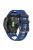 For Garmin Tactix Delta / Enduro / Fenix 7X Silicone Watch Strap Dual Color Quick Release Watchband - Midnight Blue / White