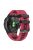 For Garmin Tactix Delta / Enduro / Fenix 7X Silicone Watch Strap Dual Color Quick Release Watchband - Red / Black