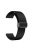 For Garmin Venu / Venu Sq / Venu Sq 2 /  Venu 2 Plus Watch Band 20mm Silicone Wrist Strap with Magnetic Folding Black Buckle - Black