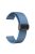 For Garmin Venu / Venu Sq / Venu Sq 2 /  Venu 2 Plus Watch Band 20mm Silicone Wrist Strap with Magnetic Folding Black Buckle - Blue