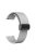 For Garmin Venu / Venu Sq / Venu Sq 2 /  Venu 2 Plus Watch Band 20mm Silicone Wrist Strap with Magnetic Folding Black Buckle - Light Grey