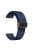 For Garmin Venu / Venu Sq / Venu Sq 2 /  Venu 2 Plus Watch Band 20mm Silicone Wrist Strap with Magnetic Folding Black Buckle - Midnight Blue