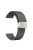 For Garmin Venu / Venu Sq / Venu Sq 2 / Venu 2 Plus Silicone Watch Strap 20mm Wristband with Magnetic Folding Silver Buckle - Space Grey