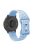 For Garmin Venu 2 Plus / vivoactive 5 20mm Silicone Watch Band Leopard Texture Adjustable Strap - Baby Blue