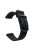 For Garmin Venu 2S / Vivoactive 4S 18mm Nylon Watch Strap Three Heavy Buckles Watch Band Replacement - Black