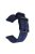 For Garmin Venu 2S / Vivoactive 4S 18mm Nylon Watch Strap Three Heavy Buckles Watch Band Replacement - Blue