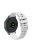 For Garmin Venu 2S / Vivomove 3S / Vivoactive 4S Wave Grain Dots Silicone Watch Band 18mm Replacement Adjustable Strap - White