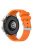 For Garmin Venu 3 / Venu 2 / Vivoactive 4 22mm Watch Band Comfortable Fluororubber Wrist Strap - Orange