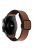 For Garmin Venu 3 / Venu 2 / Vivoactive 4 22mm Watch Band Magnetic Folding Buckle Leather+Silicone Strap - Dark Brown