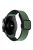 For Garmin Venu 3 / Venu 2 / Vivoactive 4 22mm Watch Band Magnetic Folding Buckle Leather+Silicone Strap - Green