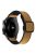 For Garmin Venu 3 / Venu 2 / Vivoactive 4 22mm Watch Band Magnetic Folding Buckle Leather+Silicone Strap - Light Brown