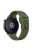 For Garmin Venu 3 / Venu 2 / Vivoactive 4 22mm Watch Strap Hollow Silicone Wrist Band Replacement - Army Green