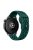 For Garmin Venu 3 / Venu 2 / Vivoactive 4 22mm Watch Strap Hollow Silicone Wrist Band Replacement - Blackish Green