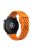 For Garmin Venu 3 / Venu 2 / Vivoactive 4 22mm Watch Strap Hollow Silicone Wrist Band Replacement - Orange