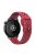 For Garmin Venu 3 / Venu 2 / Vivoactive 4 22mm Watch Strap Hollow Silicone Wrist Band Replacement - Red