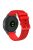 For Garmin Venu 3S / Forerunner 265S Watch Strap 18mm Plaid Pattern Silicone Band - Red