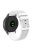 For Garmin Venu 3S / Forerunner 265S Watch Strap 18mm Plaid Pattern Silicone Band - White