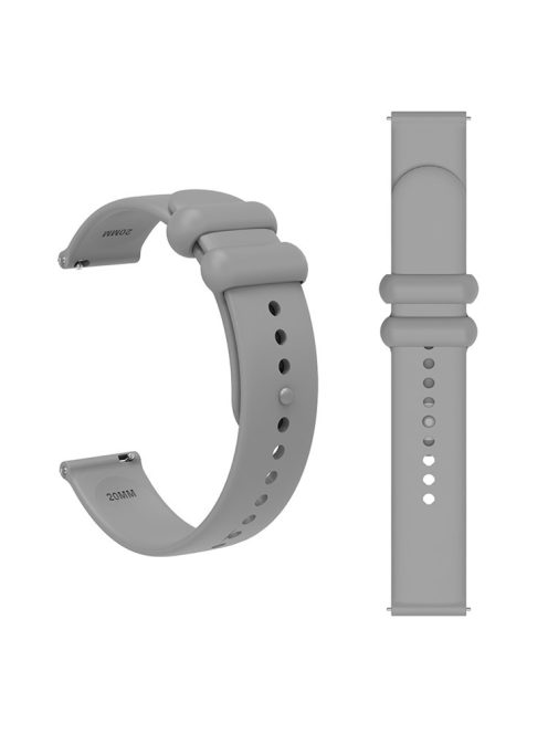 For Garmin Venu 3S / Forerunner 265S Watch Strap 18mm Silicone Replacement Watch Bands - Grey