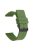 For Garmin Venu 3S / Venu 2S / Mi Watch Strap Replacement 18mm Sports Style Silicone Watchband with Black Buck - Army Green