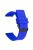 For Garmin Venu 3S / Venu 2S / Mi Watch Strap Replacement 18mm Sports Style Silicone Watchband with Black Buck - Blue