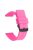 For Garmin Venu 3S / Venu 2S / Mi Watch Strap Replacement 18mm Sports Style Silicone Watchband with Black Buck - Dark Pink